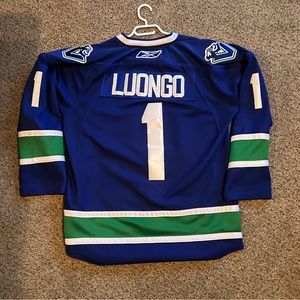 ROBERTO LUONGO VANCOUVER CANUCKS JERSEY